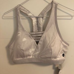 Abercrombie & Fitch gray sports bra